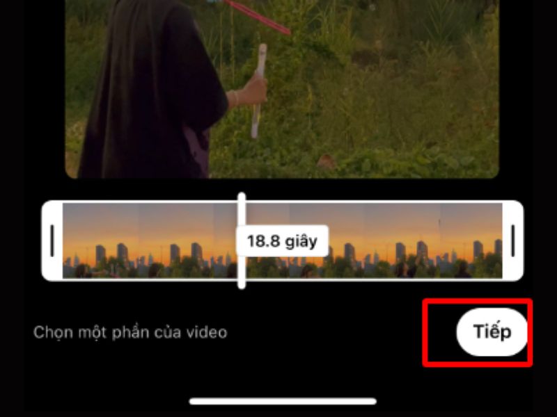 Bước 3 trong cách đăng tải video lên YouTube từ điện thoại