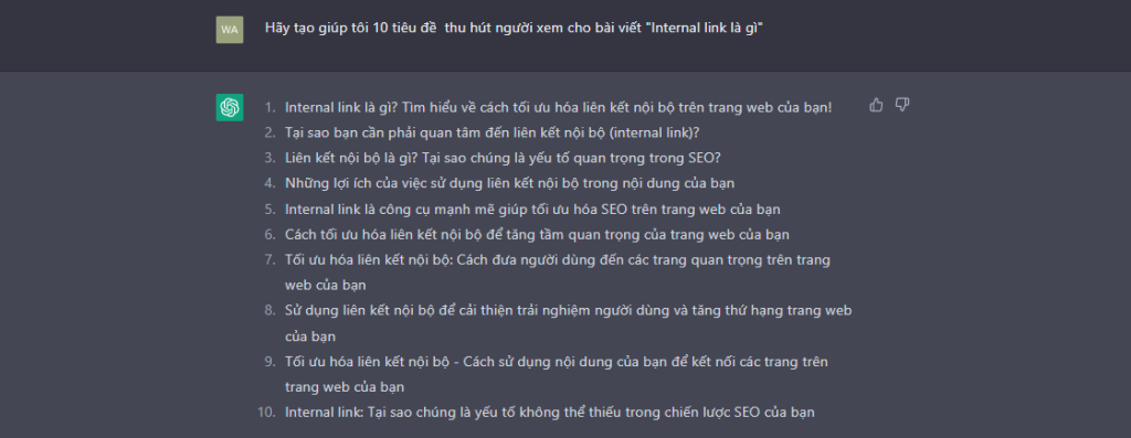 viết bài chuẩn seo bằng AI 3