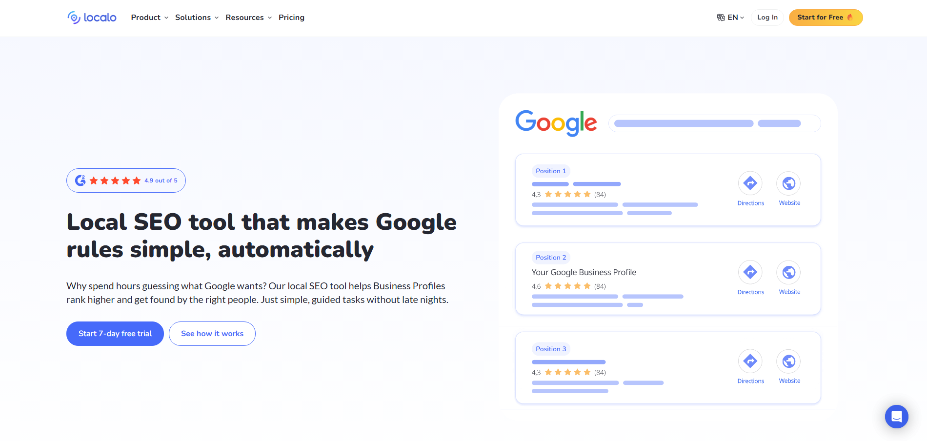 seo ai tools Localo