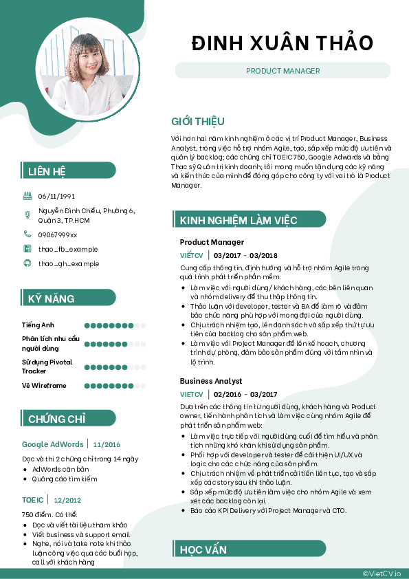 CV xin việc