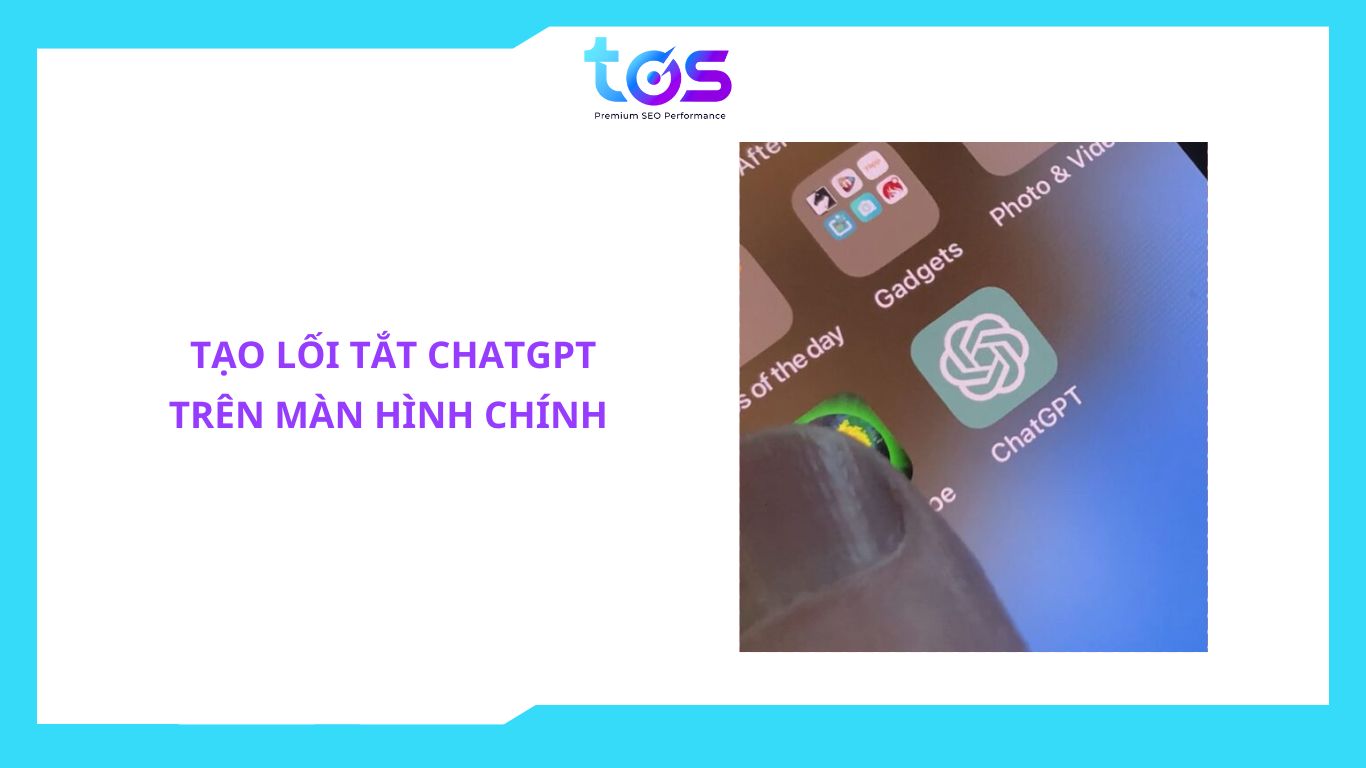 Thêm biểu tượng ChatGPT trên màn hình chính