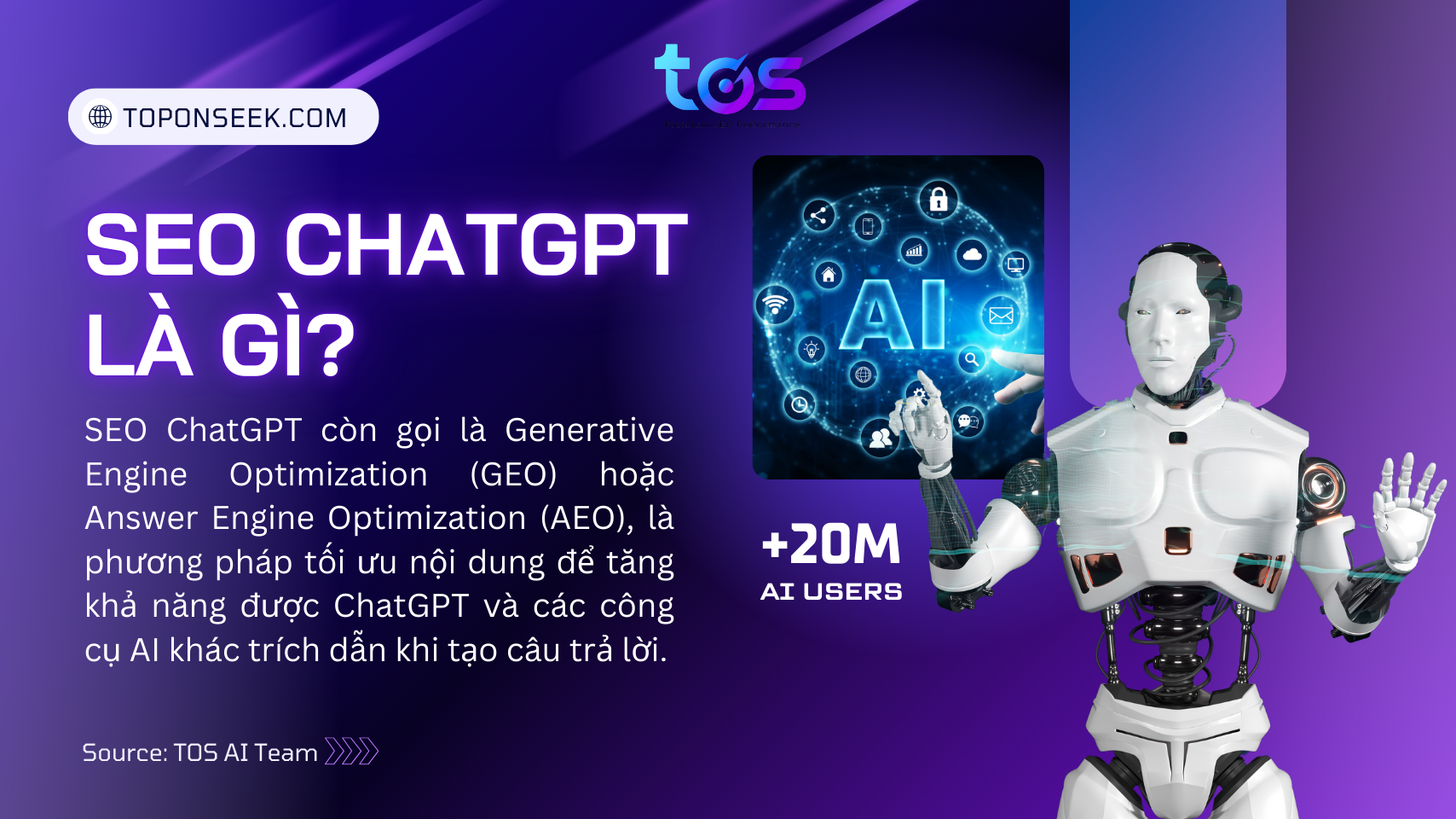 SEO ChatGPT là phương pháp tối ưu nội dung để tăng khả năng được ChatGPT