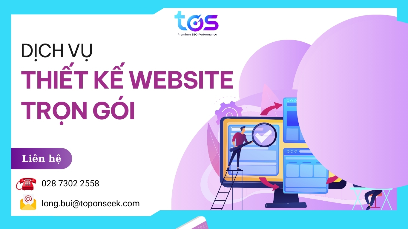Dịch vụ thiết kế website trọn gói chuẩn SEO, chuyên nghiệp tại TOS 